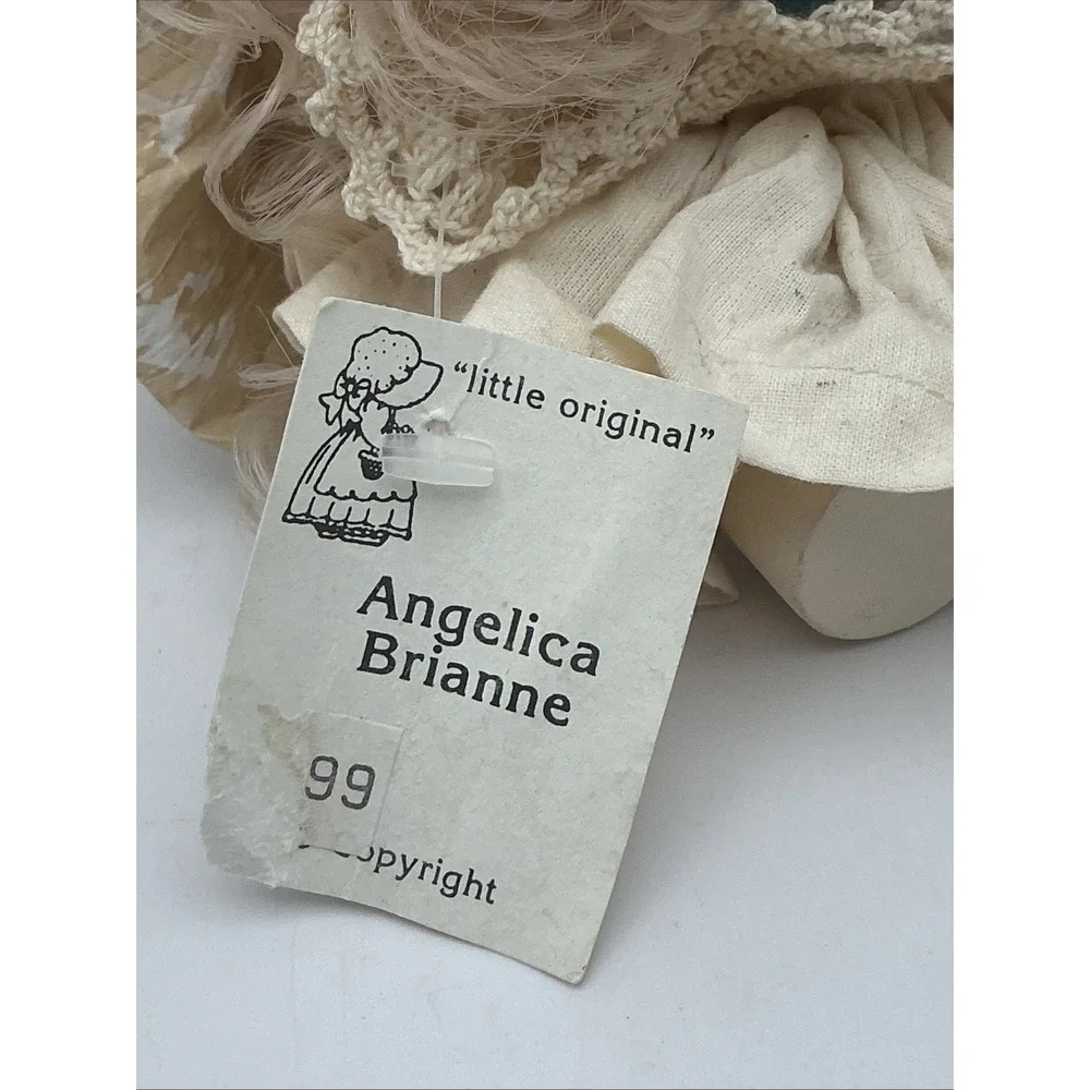 Little Original-Angelica Brianne Primitive Angel Doll Handmade 4.5